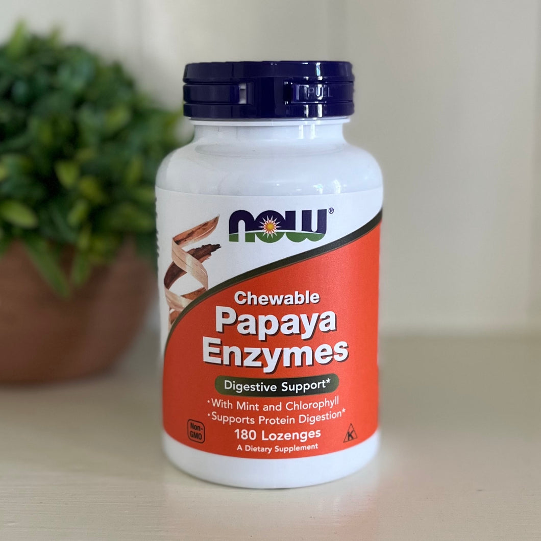 NOW Chewable Papaya Enzymes