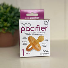 Load image into Gallery viewer, Ecopiggy Natural Rubber Pacifier - Round Ecopacifier
