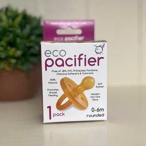 Ecopiggy Natural Rubber Pacifier - Round Ecopacifier